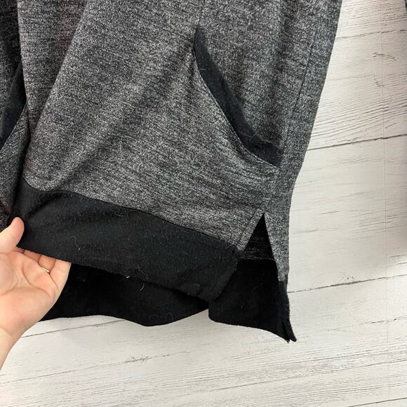 Heather Gray Long Sleeve Pullover Pocket Tunic Size XL - Picture 7 of 9